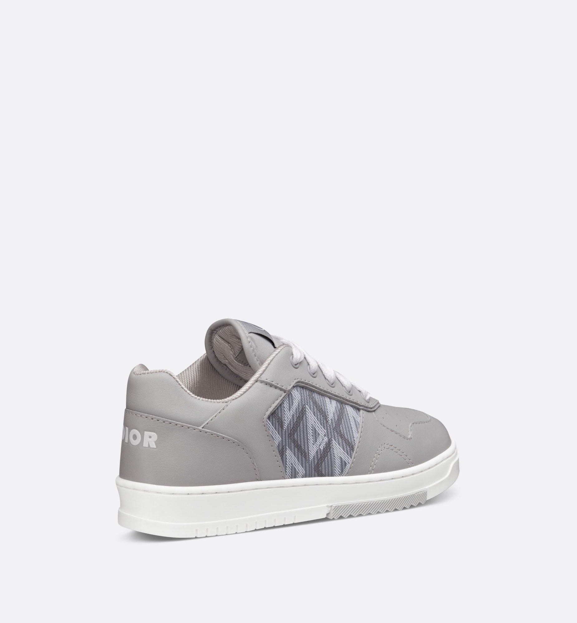 Dior Kids B27 CD Diamond Low-Top Sneakers (Grey)