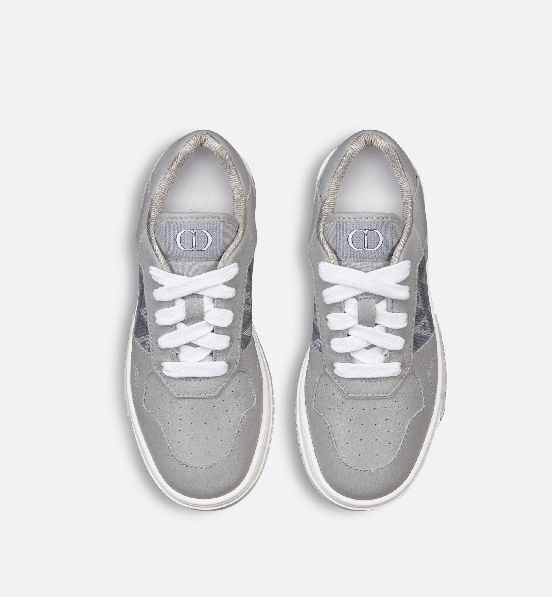 Dior Kids B27 CD Diamond Low-Top Sneakers (Grey)