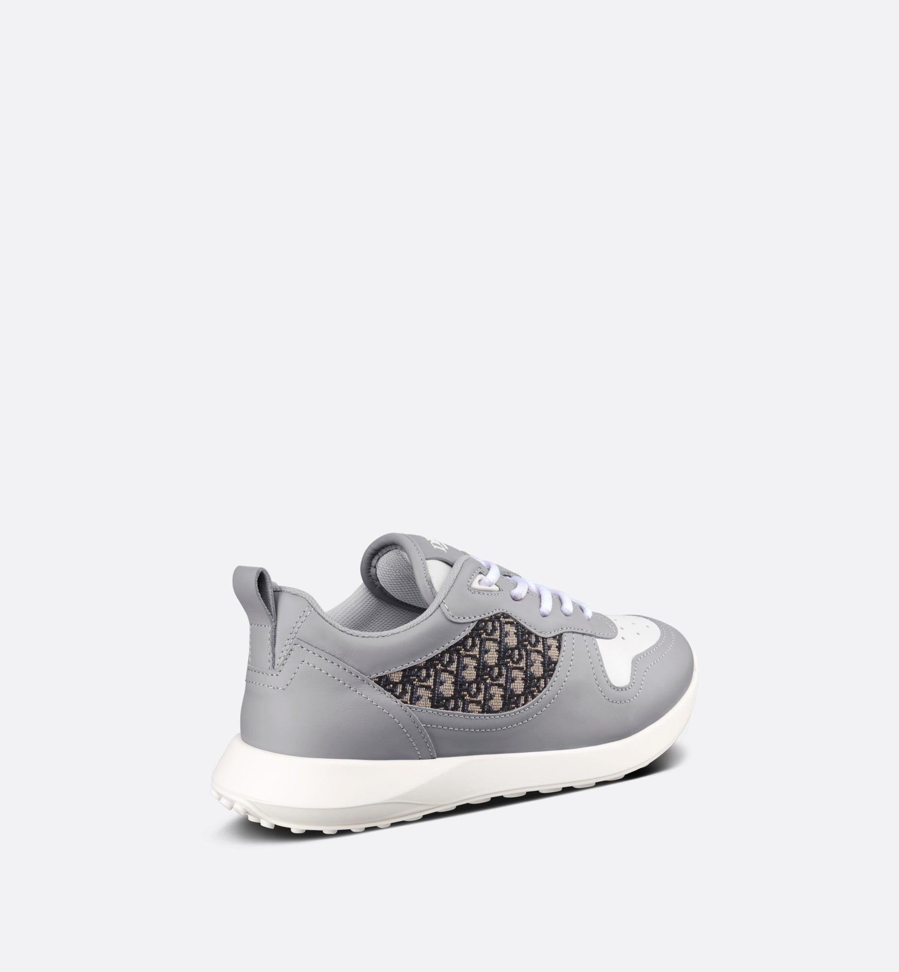 Dior Kids B25 Oblique Runner Sneakers (Grey)