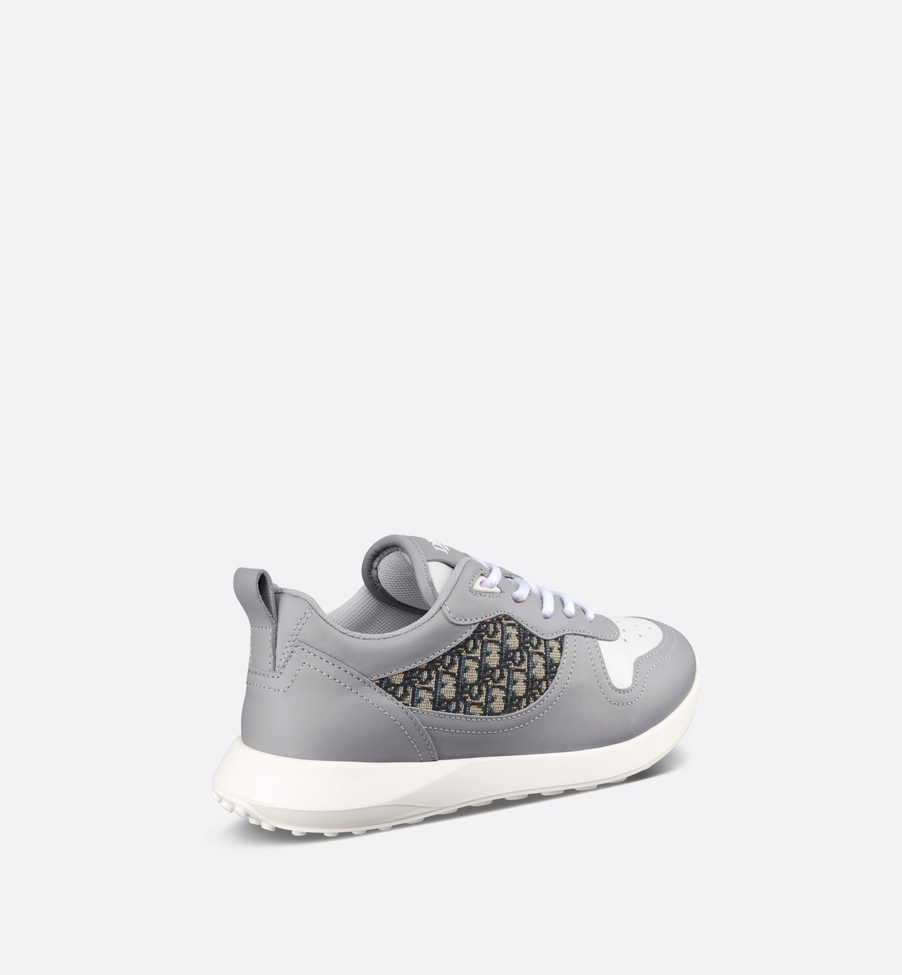 Dior Kids B25 Oblique Runner Sneakers (Grey)