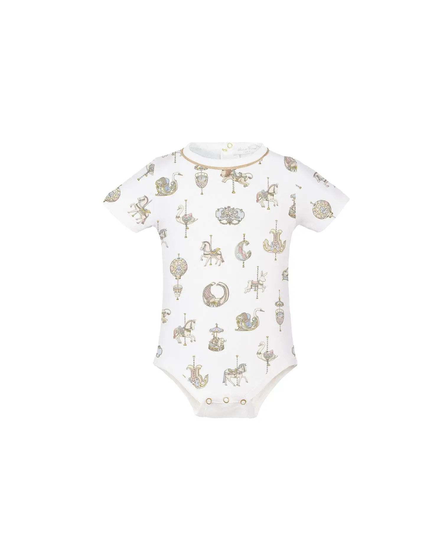 Atelier Carousel Classic Bodysuit (White)