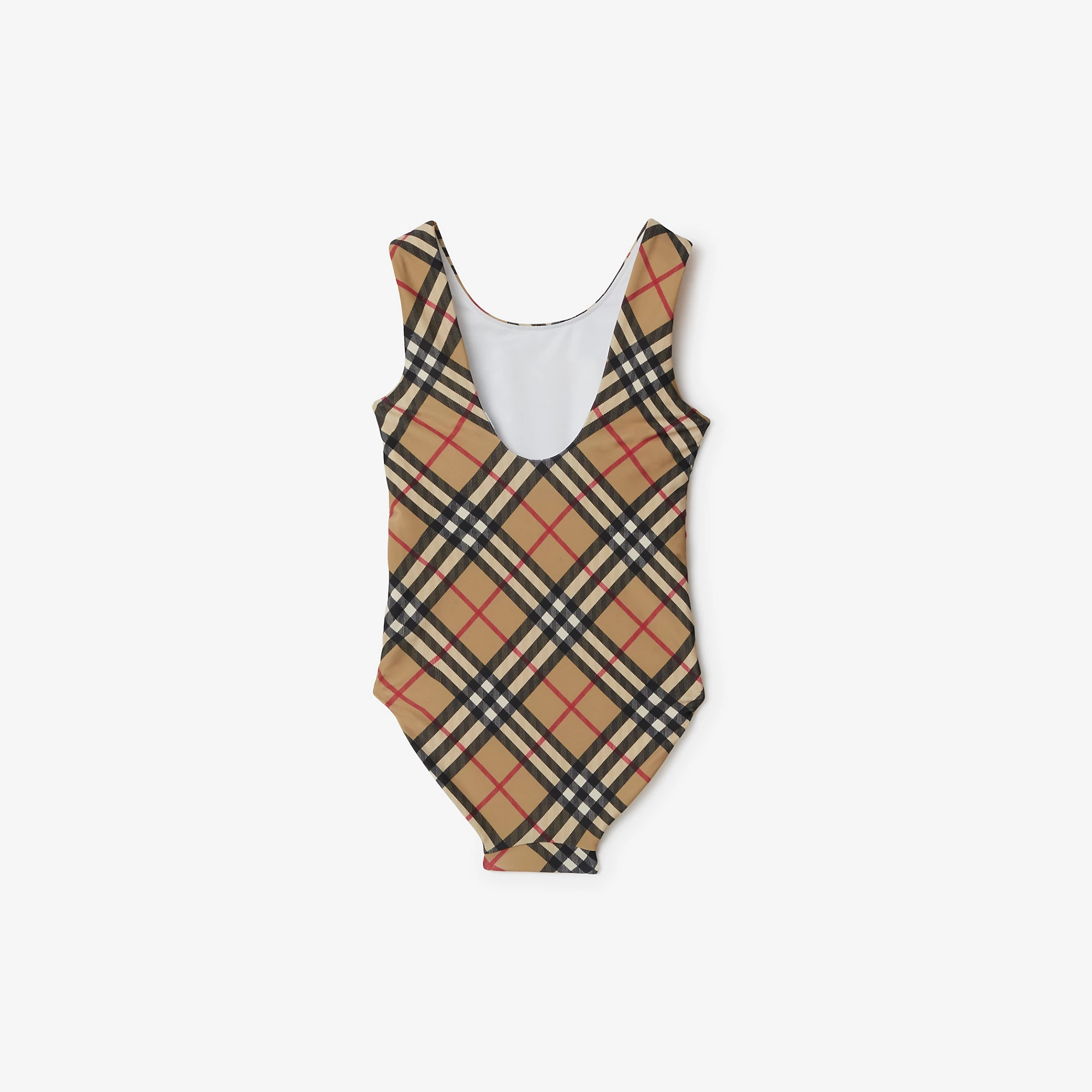 Burberry 24SS Check One Piece Swimsuit (Beige)