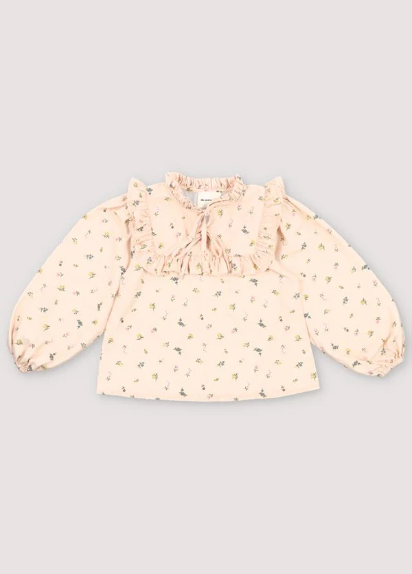 24AW The New Society Camellia Blouse (Rainbow Floral)