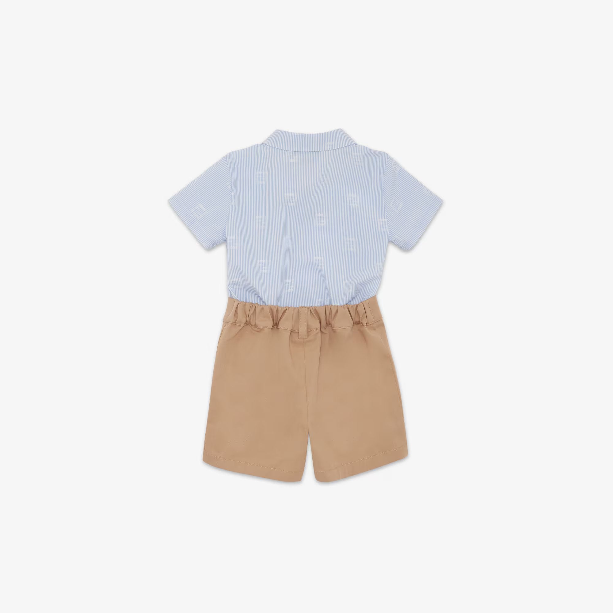 Fendi Baby Poplin Top and Bottom Set (Multicolor)