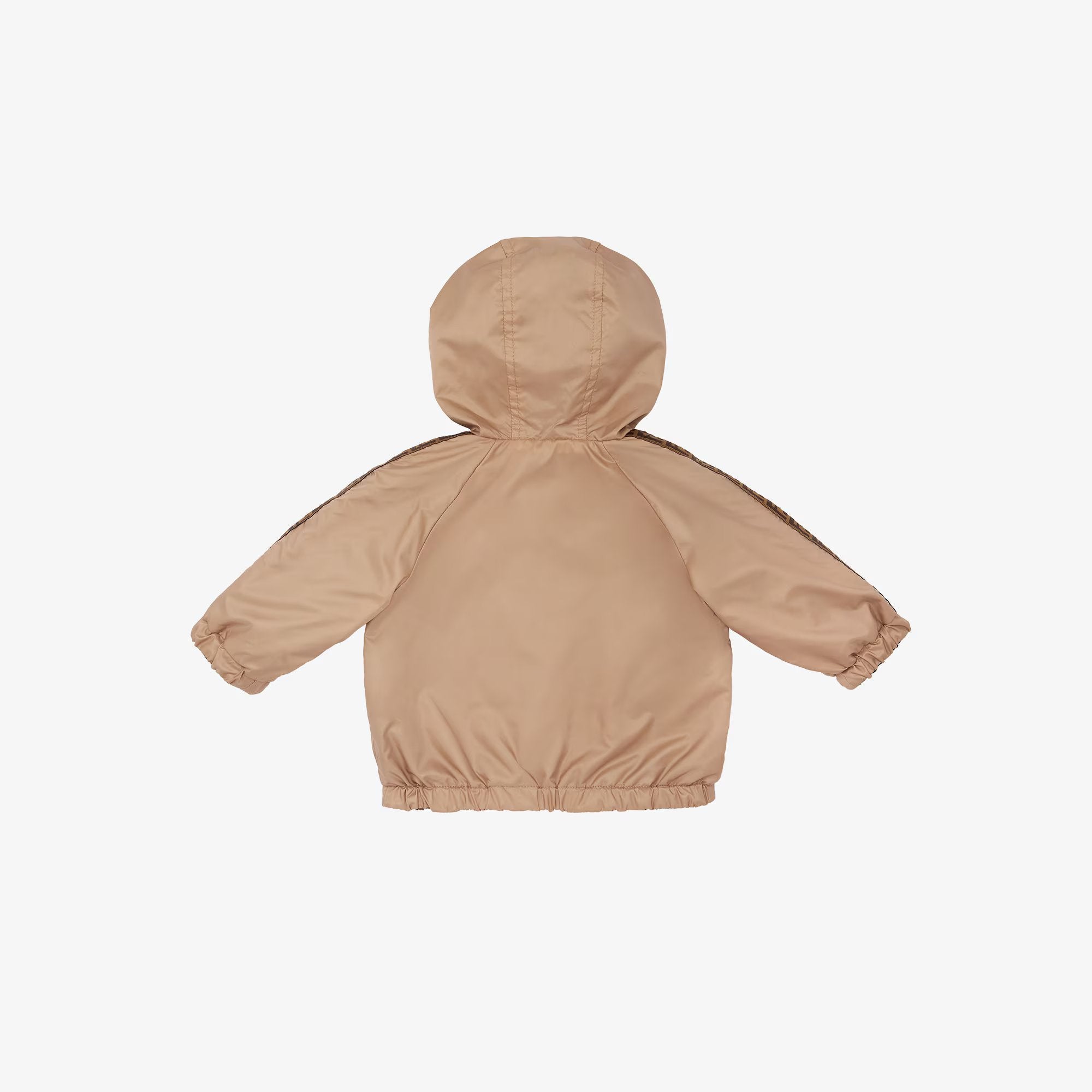 Fendi K-way Baby Reversible FF Hooded Jacket (Beige)