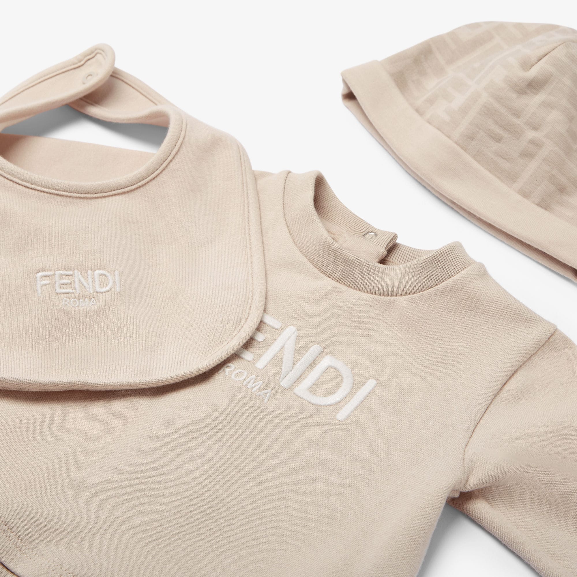 Fendi Baby Logo Bodysuit Gift Set (3 Colors)