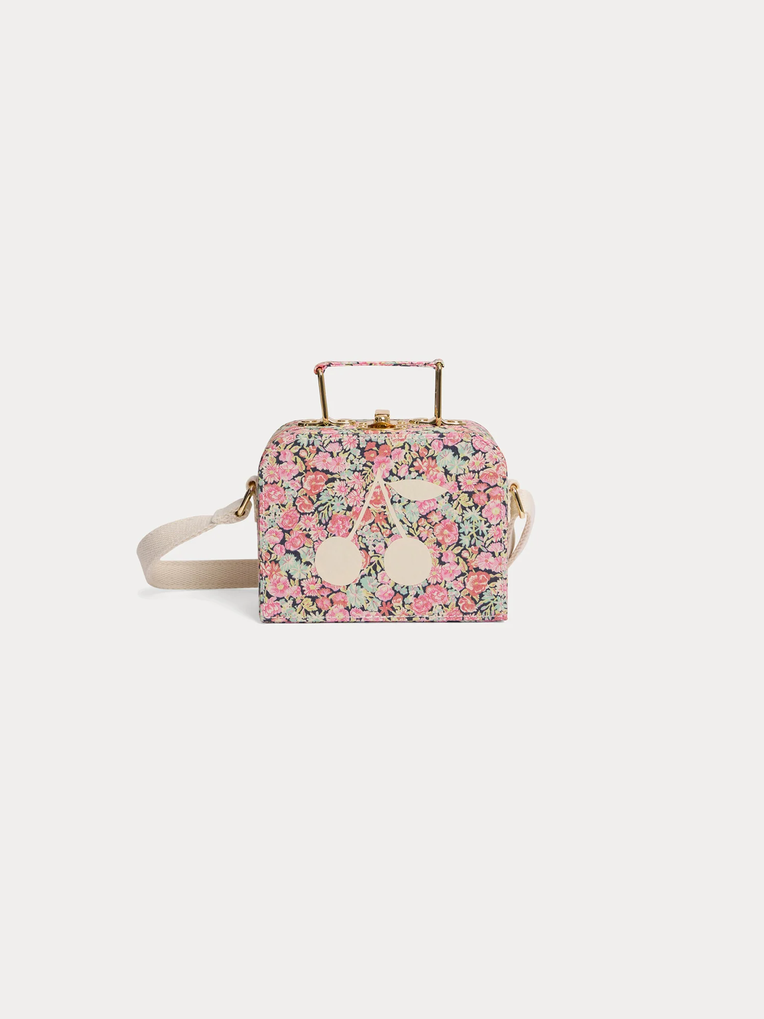 Bonpoint 24SS Aimane Flower Carry Bag (Coral)