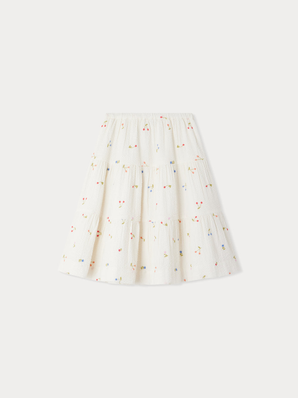 Bonpoint 24SS Lise Cherry Skirt (White)