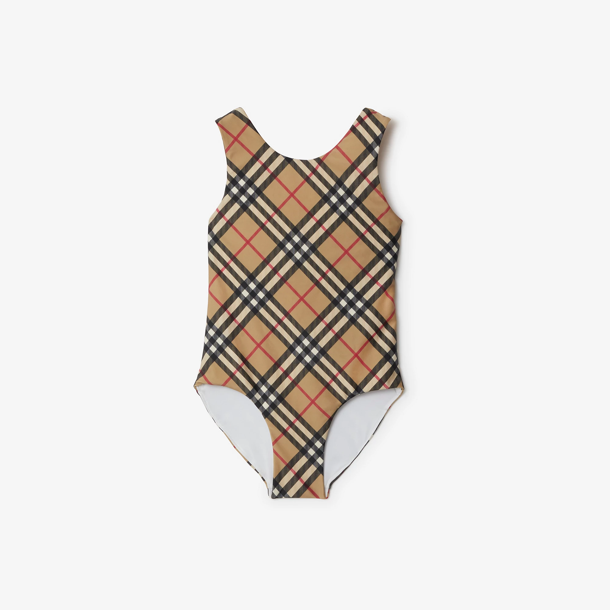 Burberry 24SS Check One Piece Swimsuit (Beige)