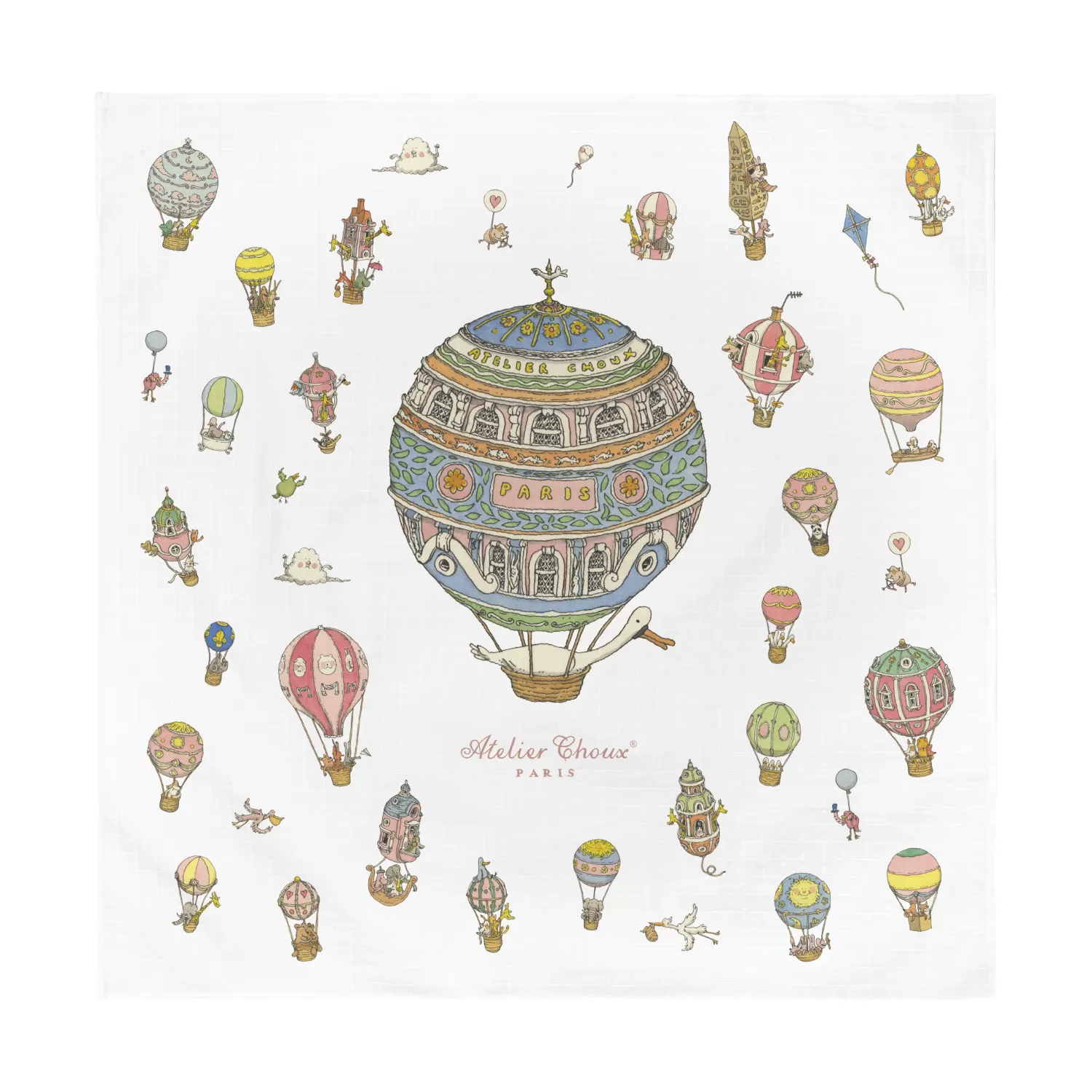 Atelier Shu Hot Air Balloon Curry Blanket