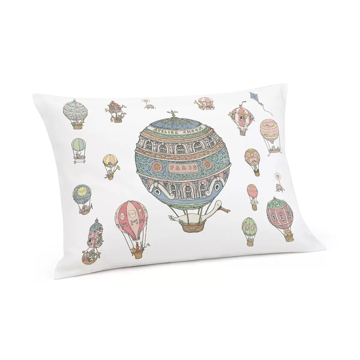 Atelier Shu Velvet Cushion Hot Air Balloon