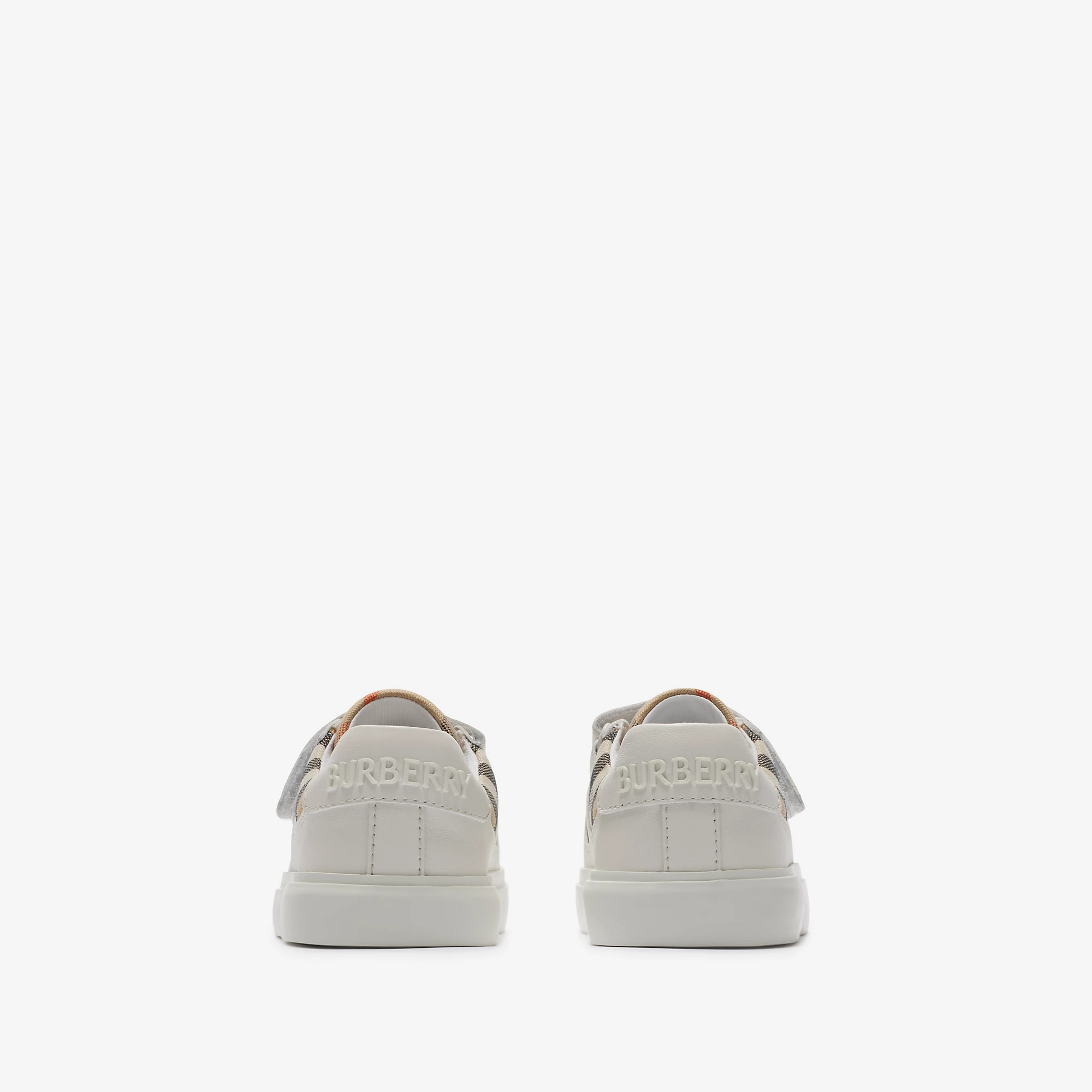 Burberry Baby Check Sneakers (Sand)