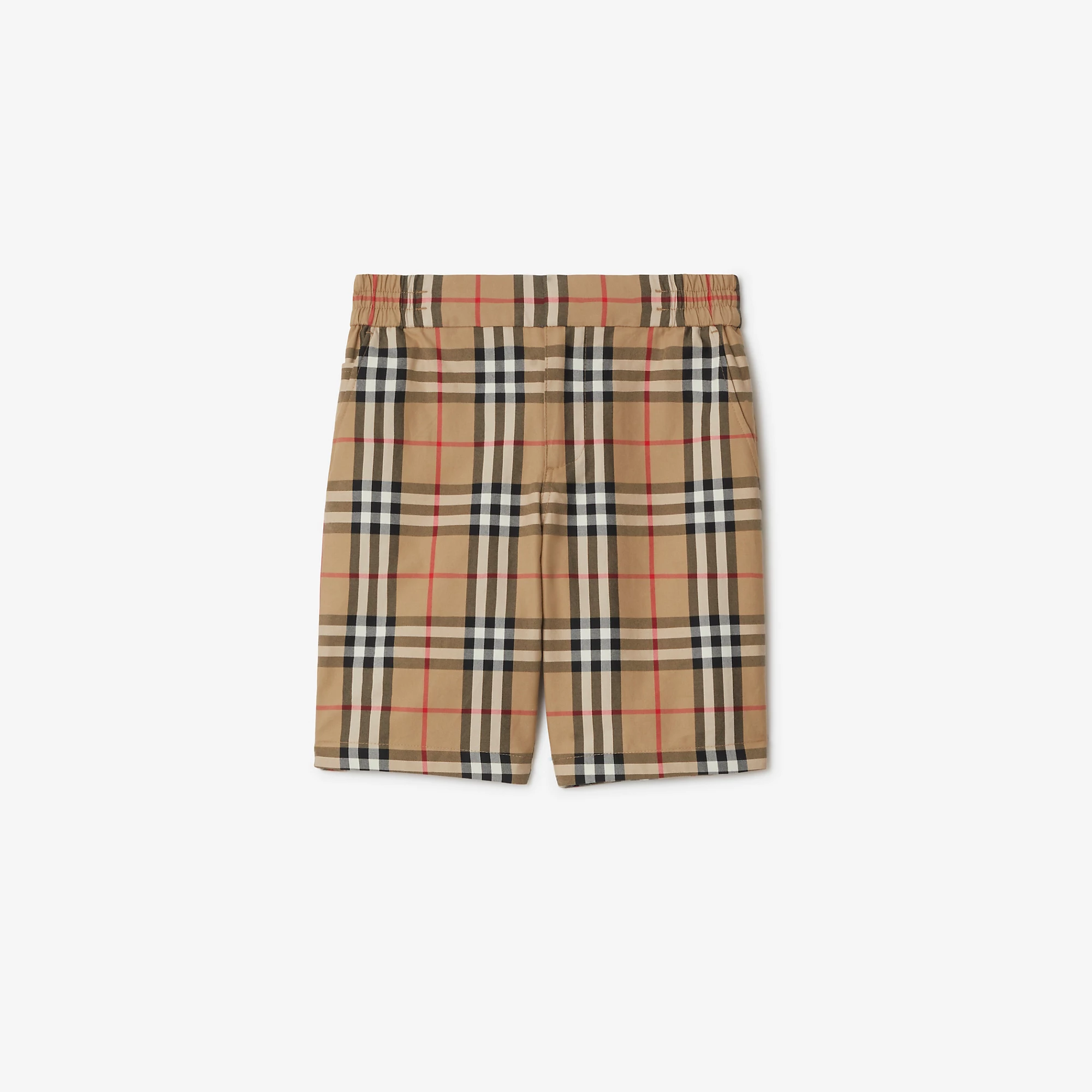 Burberry 24SS Check Cotton Shorts (Beige)