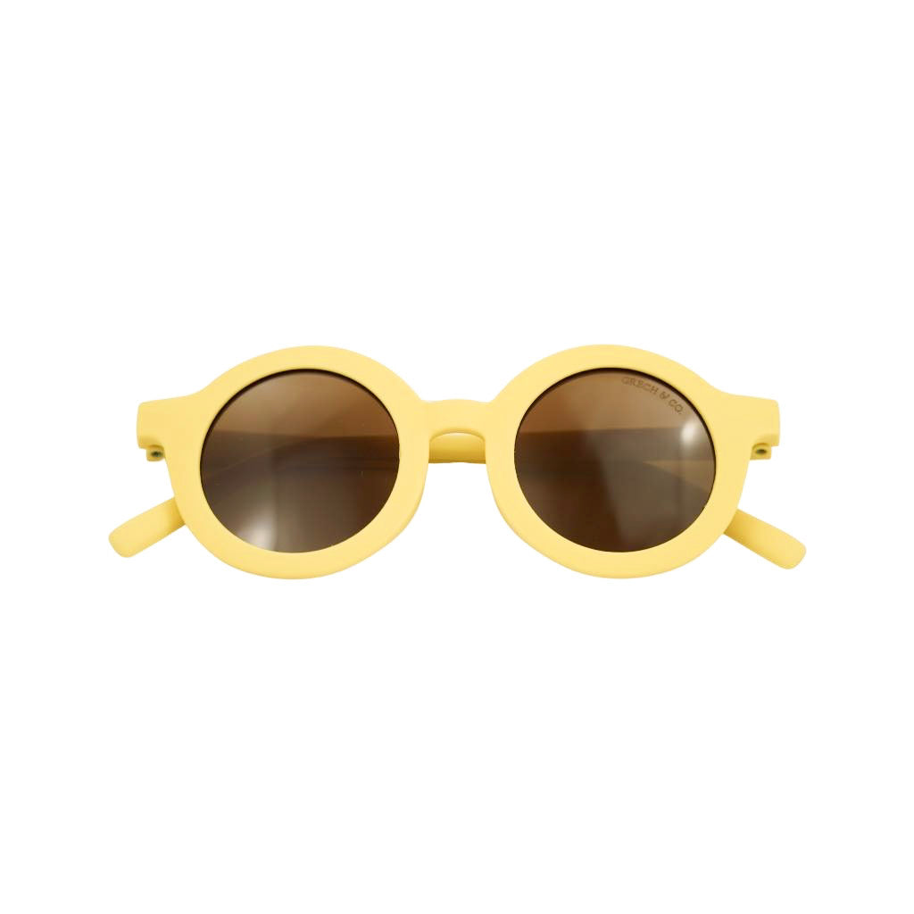 24SS Greg &amp; Co. Original Round Sunglasses (Mellow Yellow)