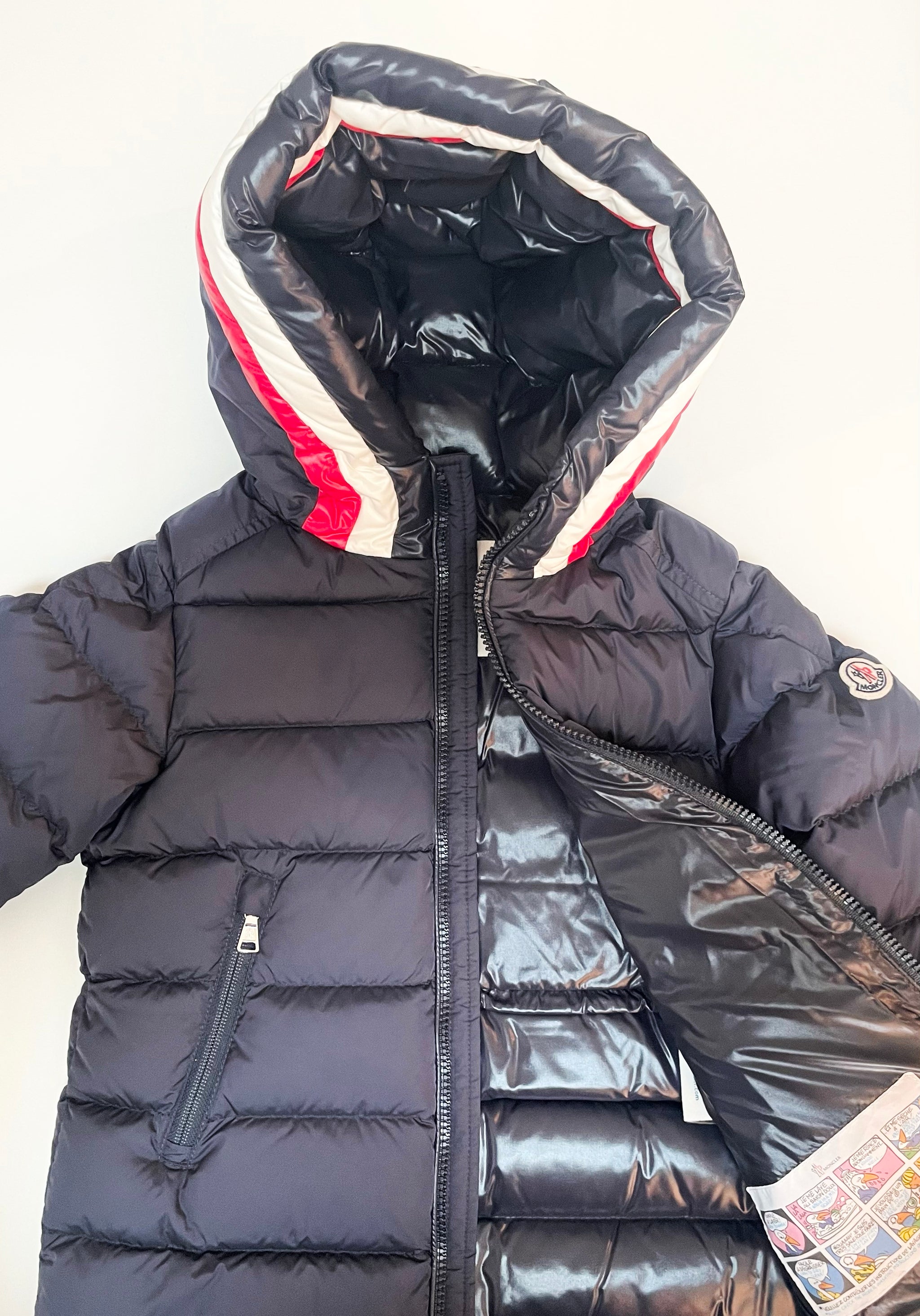 [Outlet] Moncler Kids FALZEM Padded Jacket (Navy)