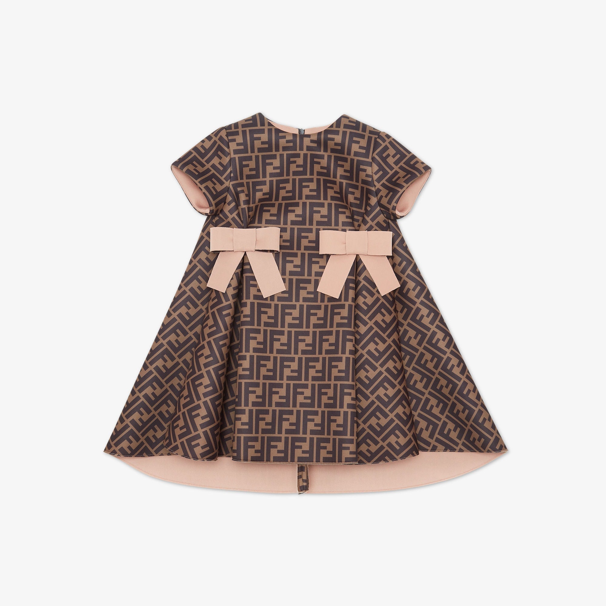 Fendi Kids FF Ribbon Dress (Multicolor)