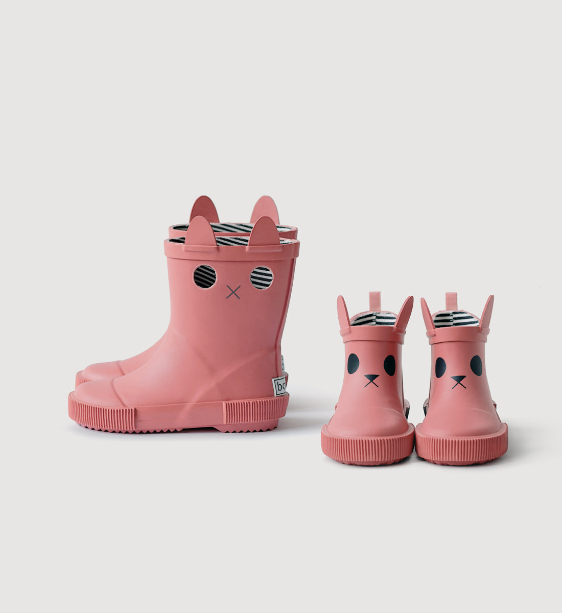 24SS Boxbo LookiCat High Rain Boots (Pink)