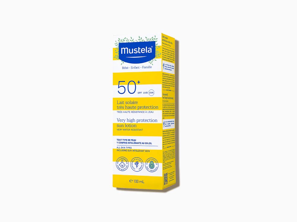 Mustela VERY HIGH PROTECTION Baby &amp; Children Sun Lotion SPF 50+ (40ML/100ML)