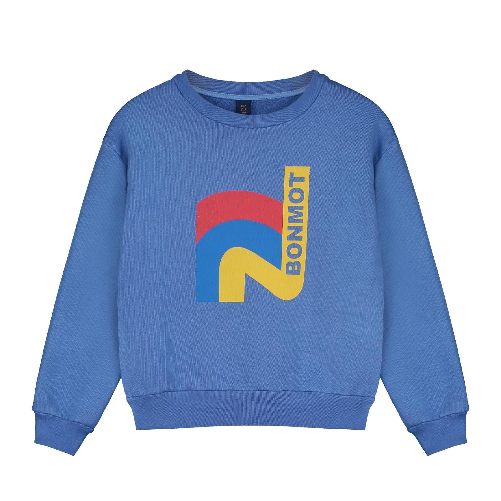 24SS Bonmot Good feeling sweatshirt (mid blue)