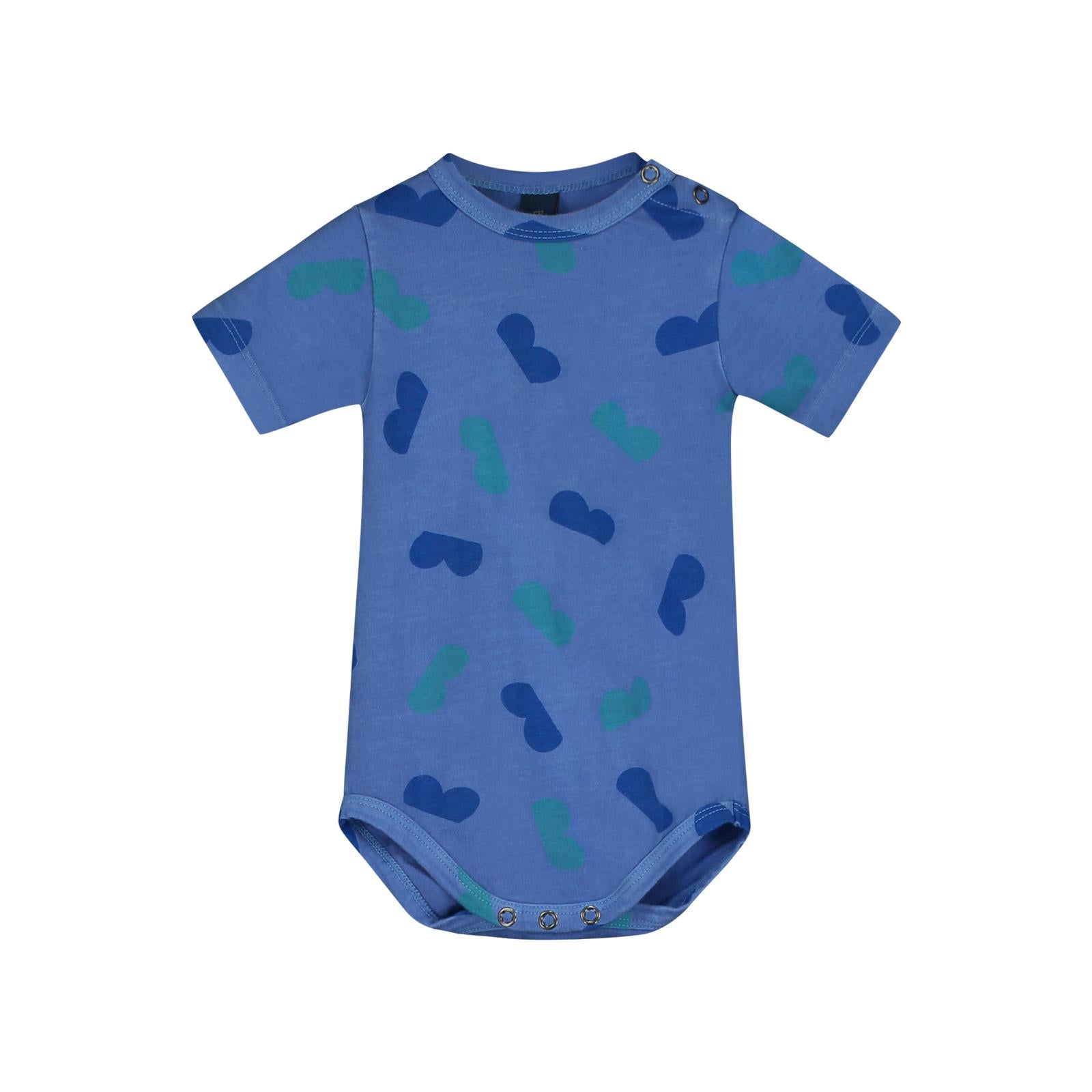 24SS Bonmot halfs baby short sleeve spacesuit (mid blue)