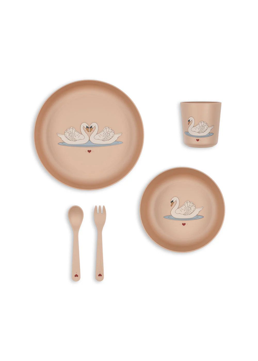 24AW Congee Sled Swan Dinner Set