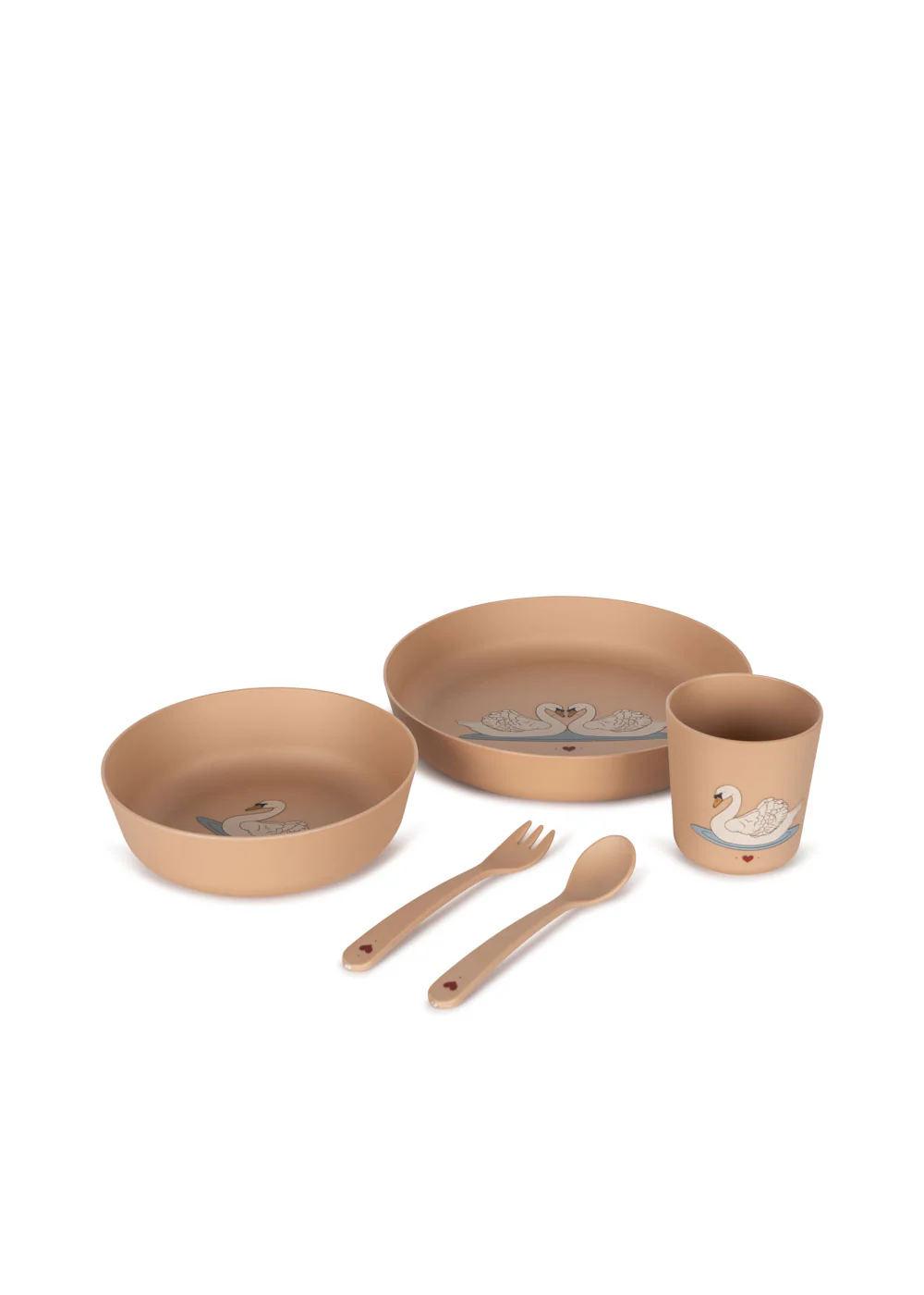 24AW Congee Sled Swan Dinner Set