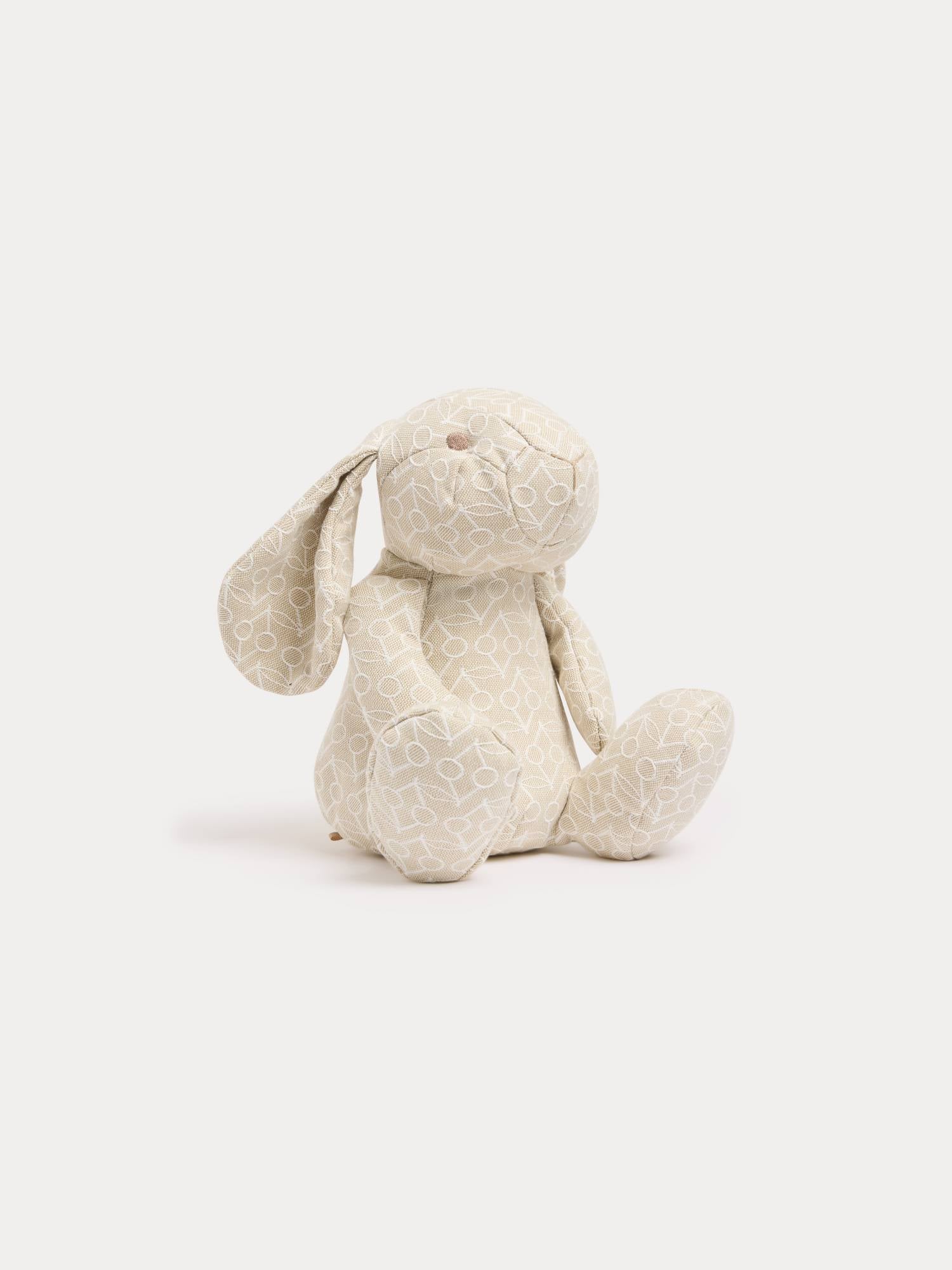 Bonpang Cherry Allover Rabbit Doll 20cm (Natural)