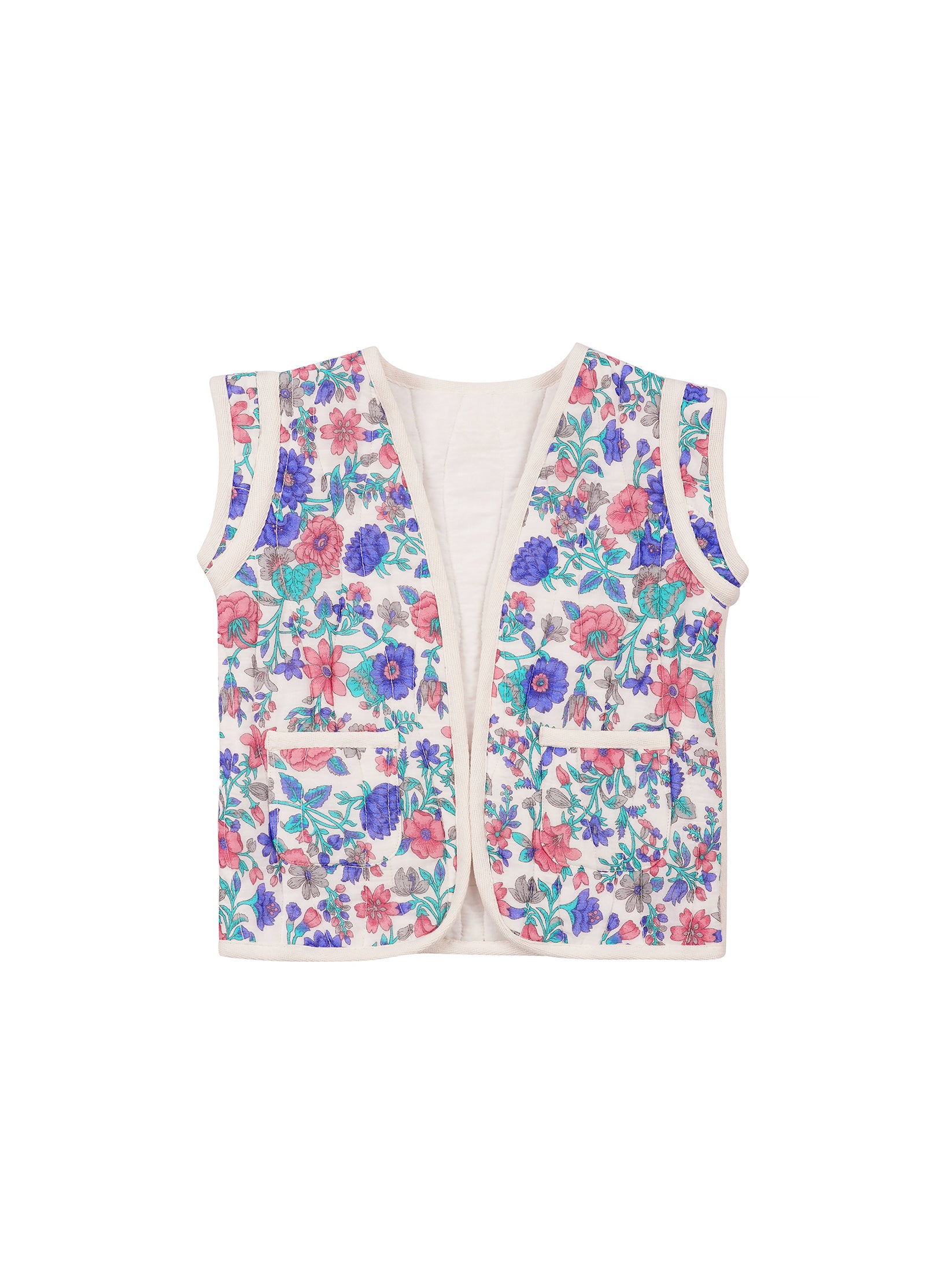 24SS Louis Misha ANDRES Reversible Vest Jacket (Blue)