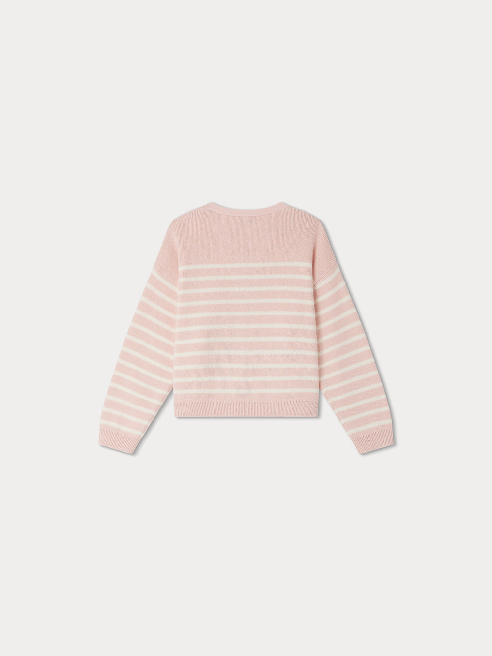 Bonpoint 24SS Demy Stripe Cardigan (Rose)