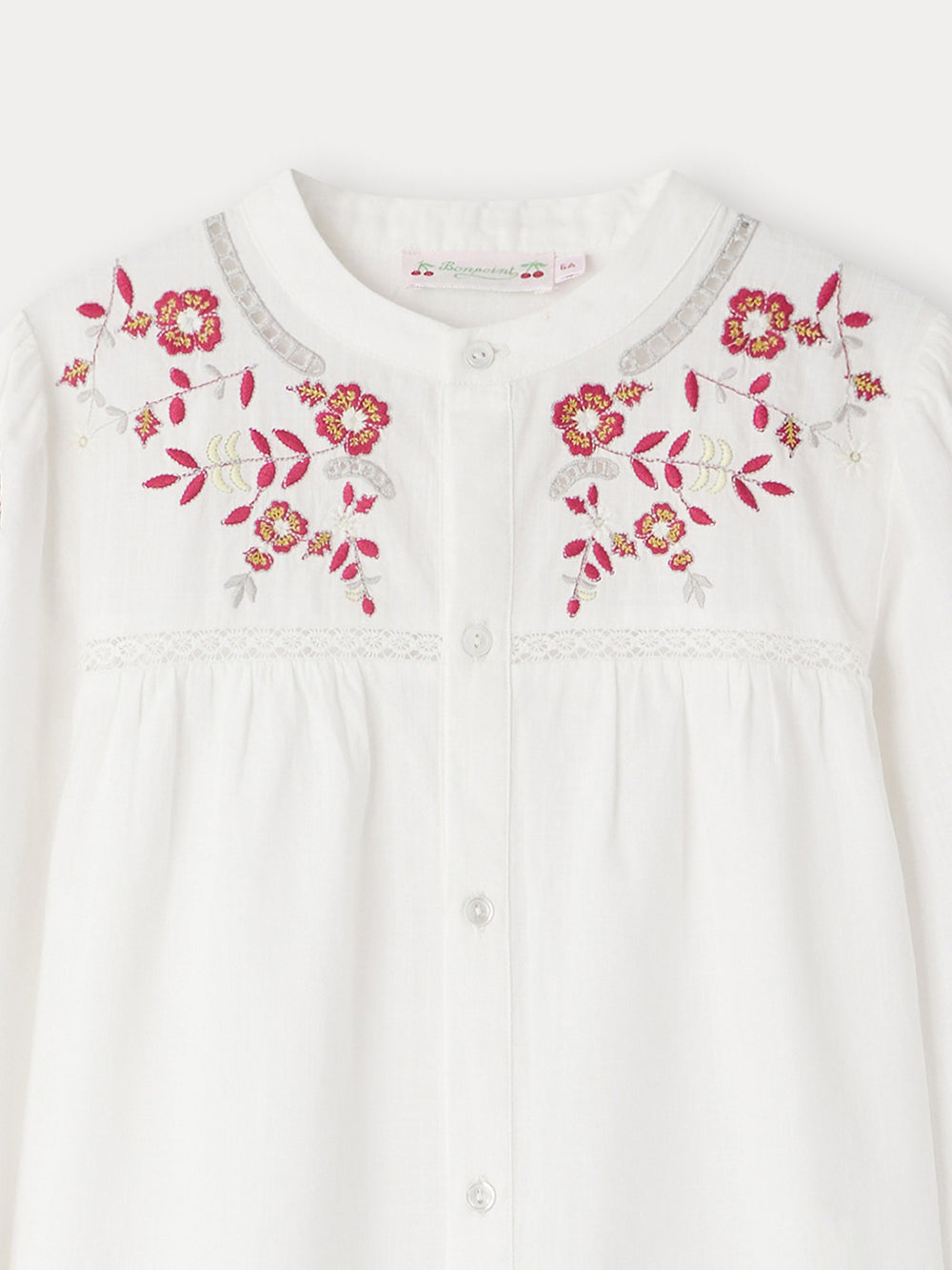 Bongpang 24SS Flower Fifi Blouse (White)