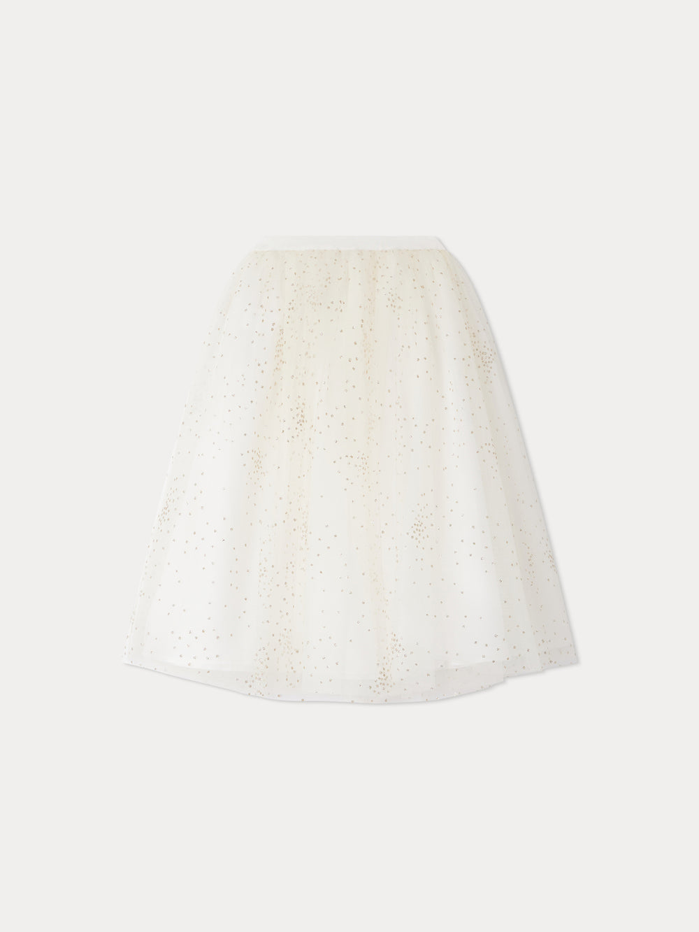 Bonpang 24SS Panice Glitter Tutu Skirt (White)