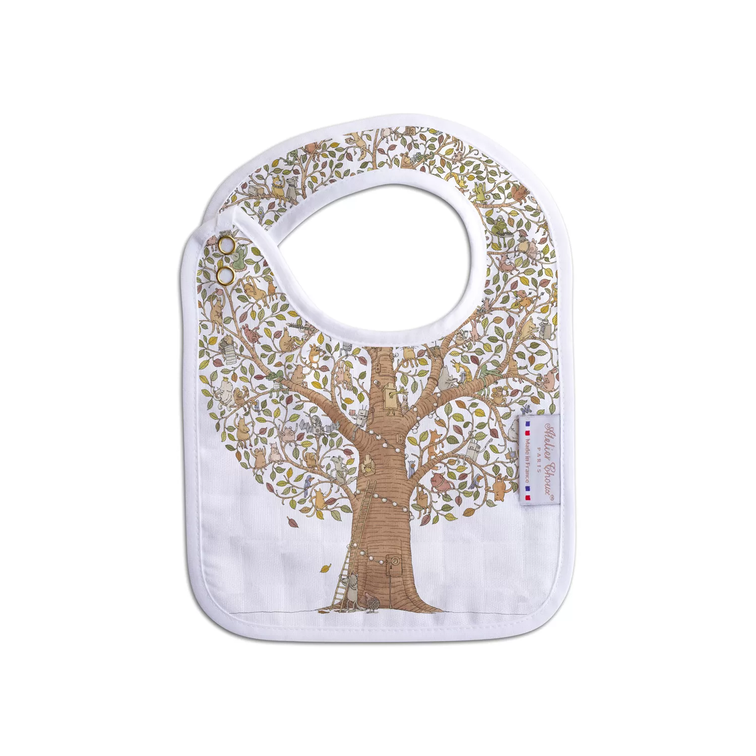 Atelier Shoe Friends and Family Tree Small Bib