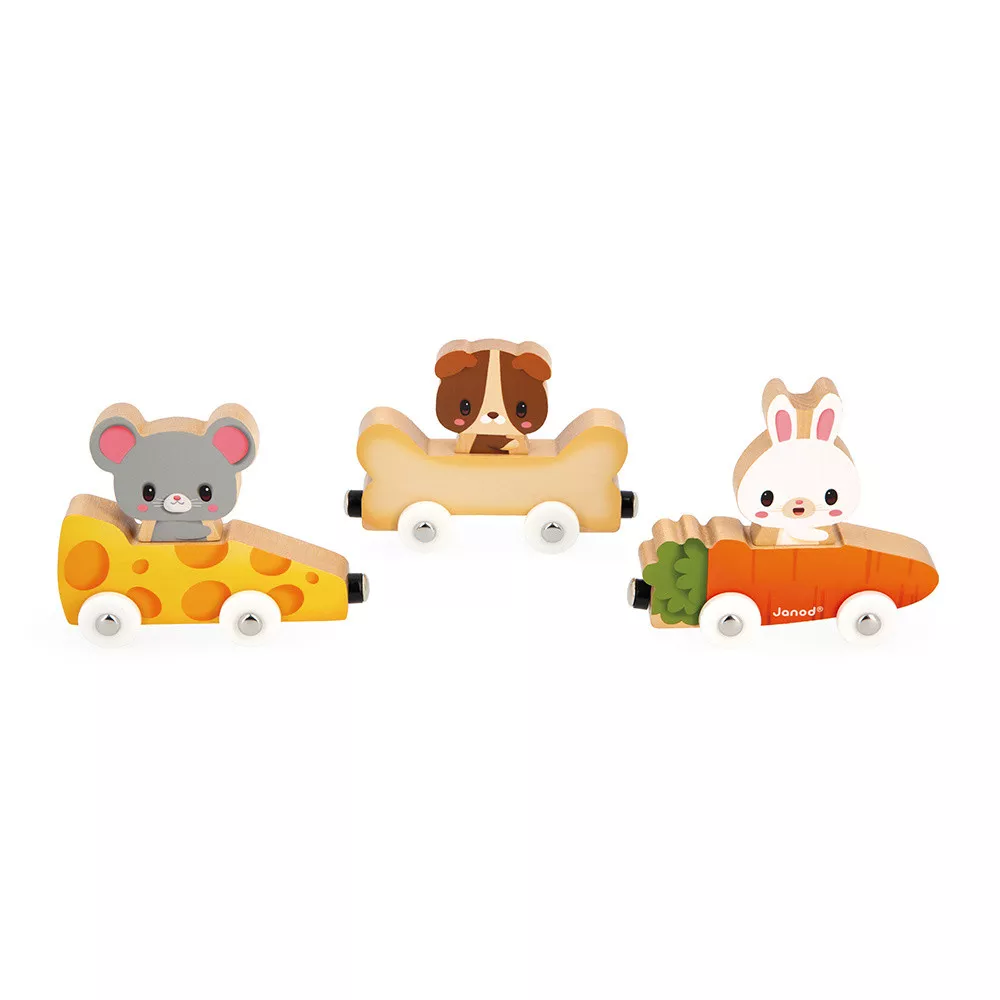 Janod Magnetic Animal Cars &amp; Trains