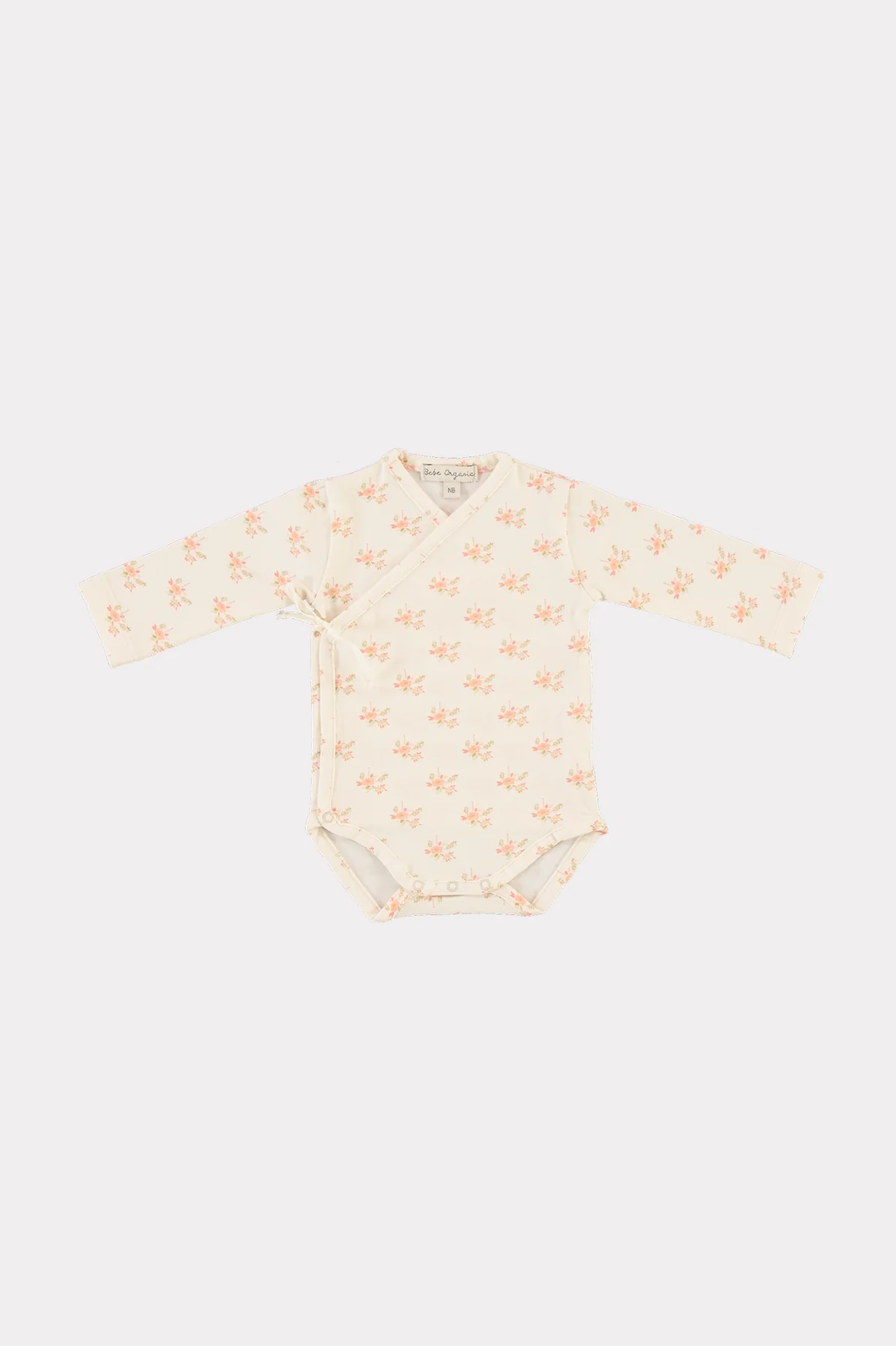 24AW Bebeorganic AURELE Wrap Bodysuit Spacesuit Romper (Meadow)