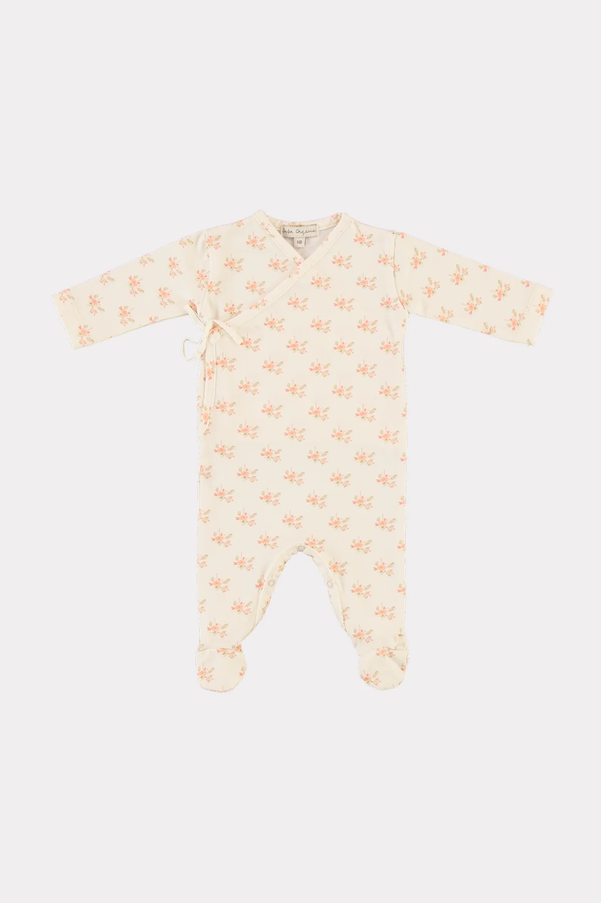 24AW Bebeorganic AURELE Wrap Overalls Spacesuit Romper (Meadow)