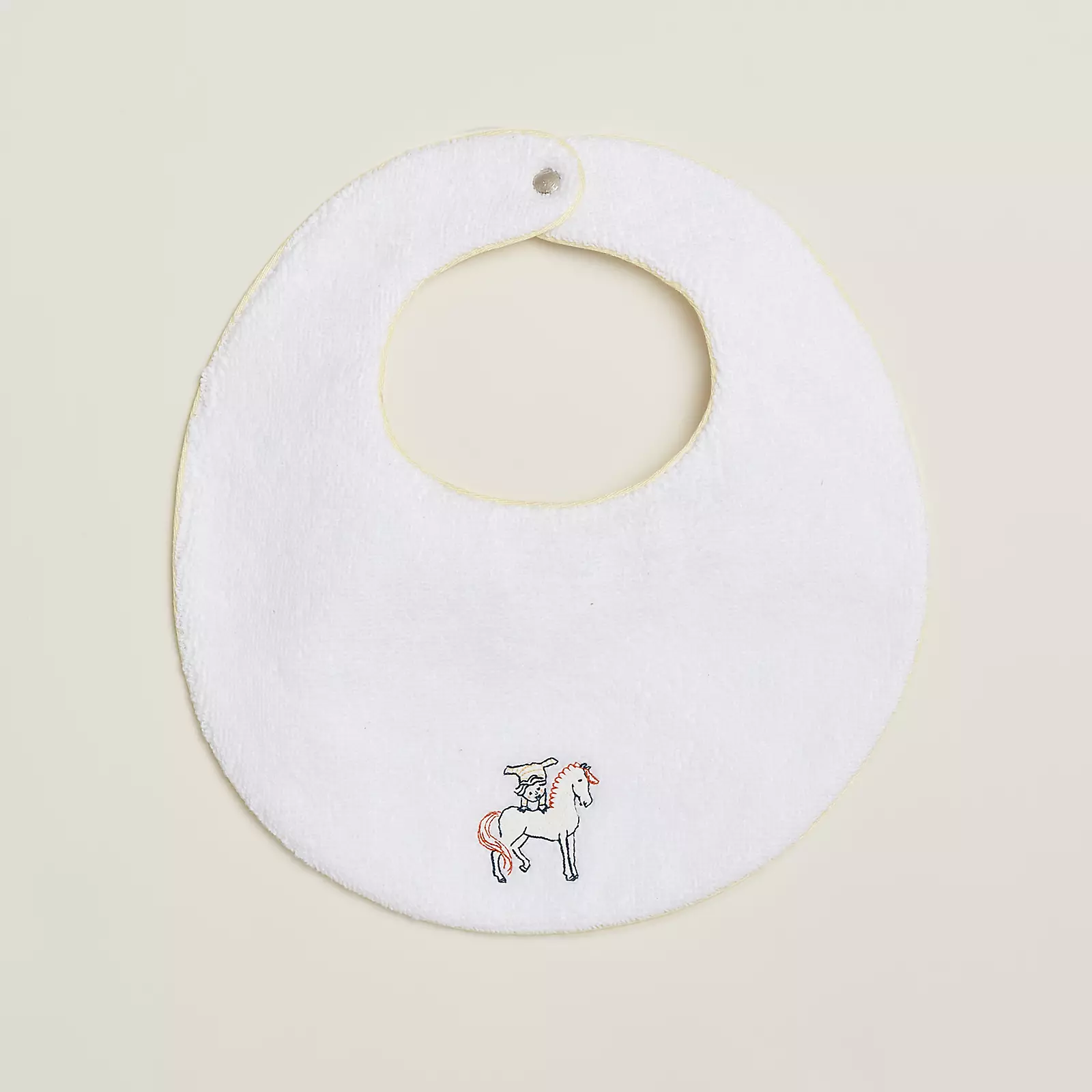 Hermes Cabriole Round Bib (3 Colors) 