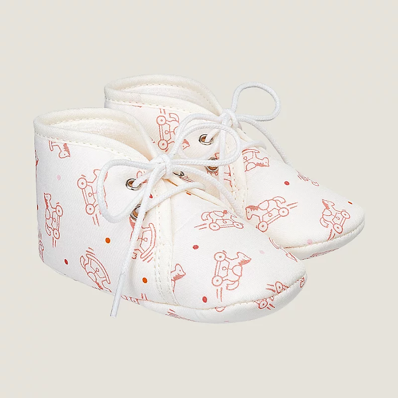 Hermes Baby Paf Adada Dots Shoes