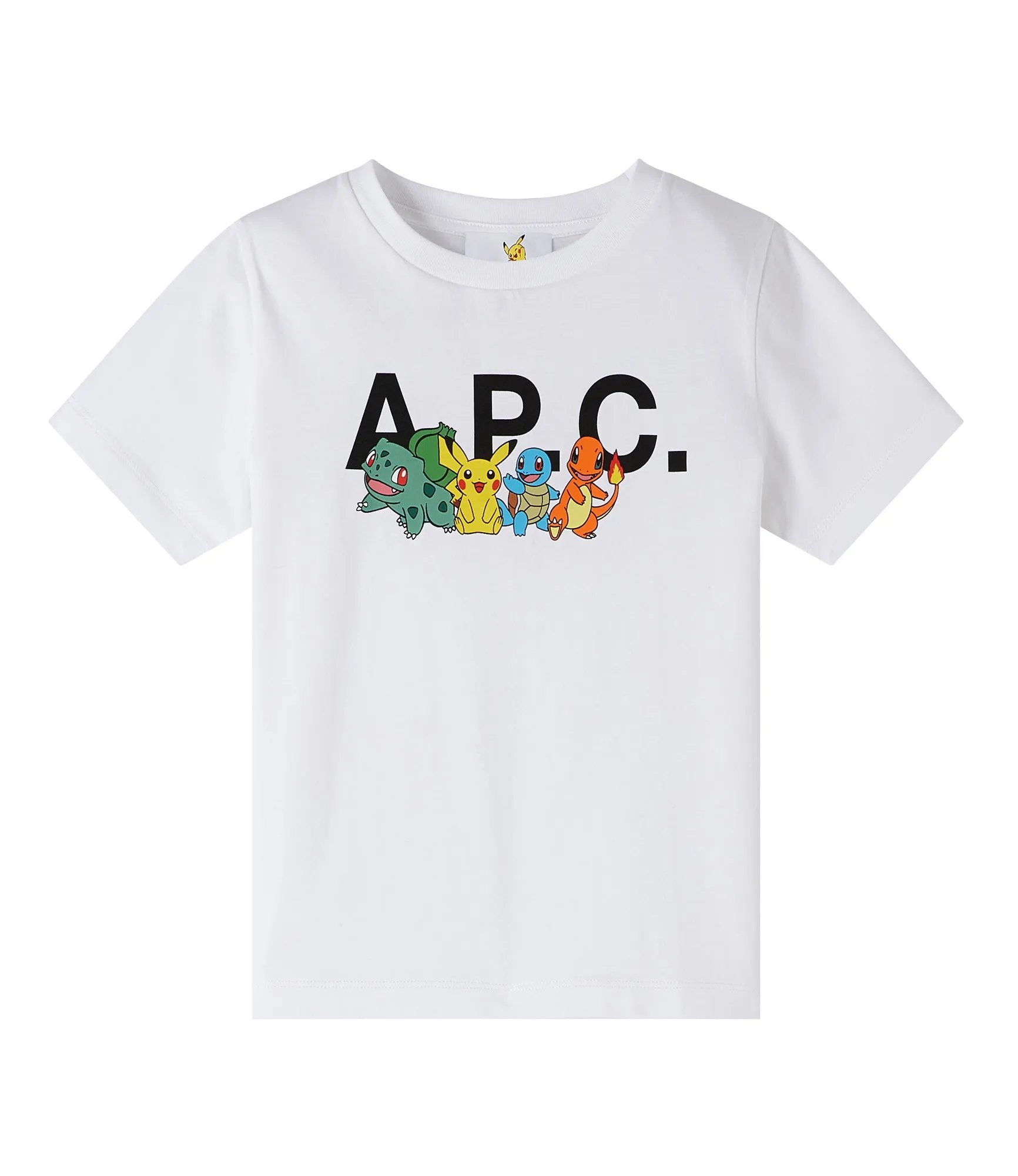 APEX X Pokemon Kids Pokemon Short Sleeve T-Shirt (White)