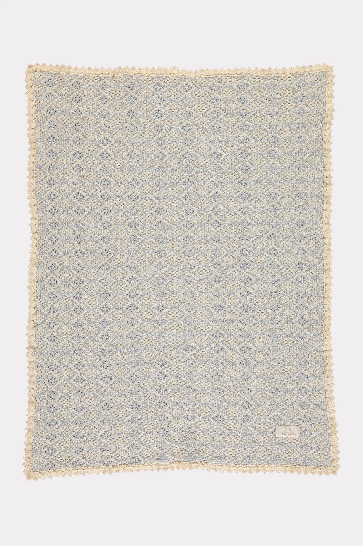 24AW Bebe Organic Crochet Blanket (Atlantic)