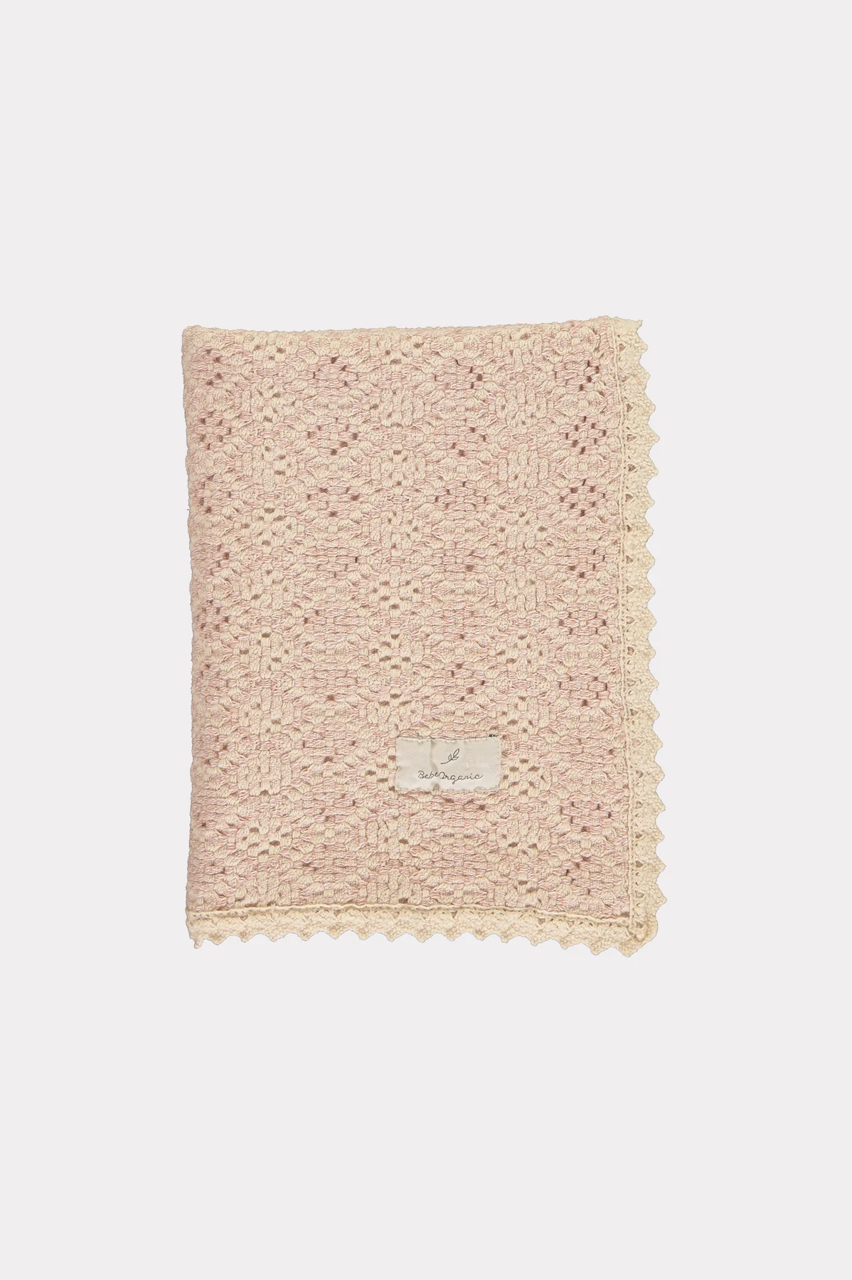 24AW Bebe Organic Crochet Blanket (Atlantic)