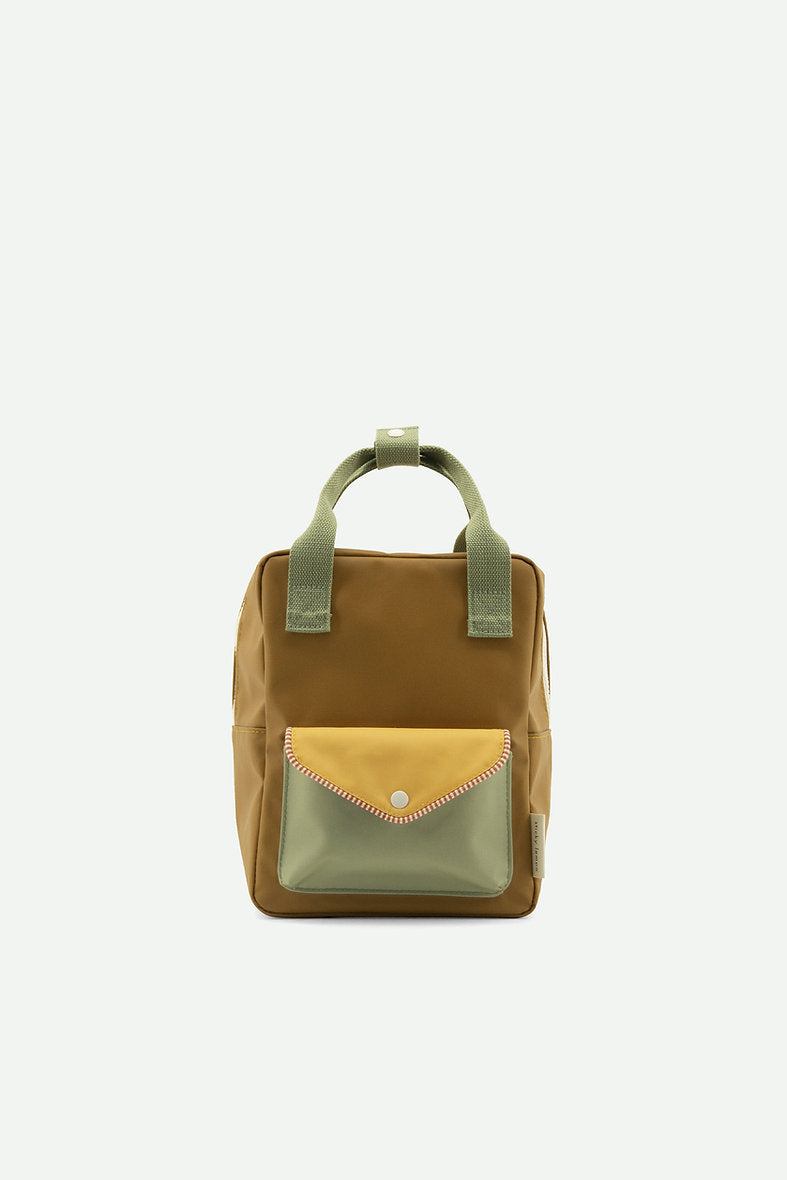 Sticky Lemon Envelope Small Backpack (Khaki Green)