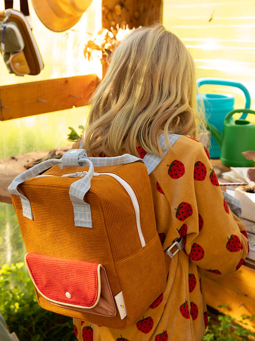 Sticky Lemon Farmhouse Corduroy Small Backpack (2 Colors)