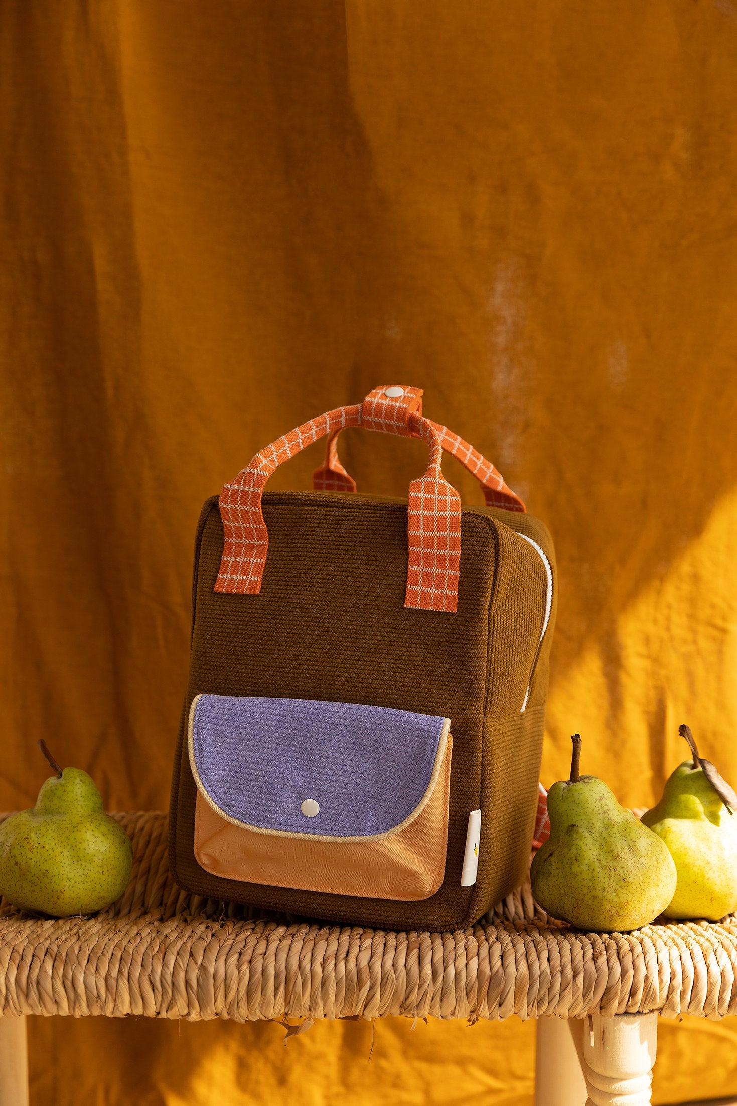 Sticky Lemon Farmhouse Corduroy Small Backpack (2 Colors)