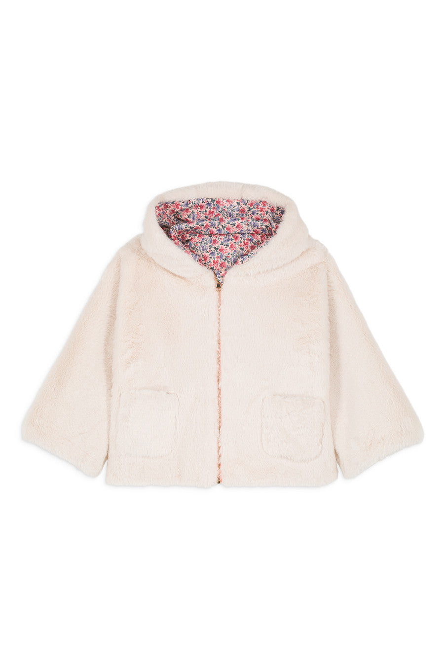 24AW LOUISMISHA FELVET REVERSIBLE COAT (BLUSH)