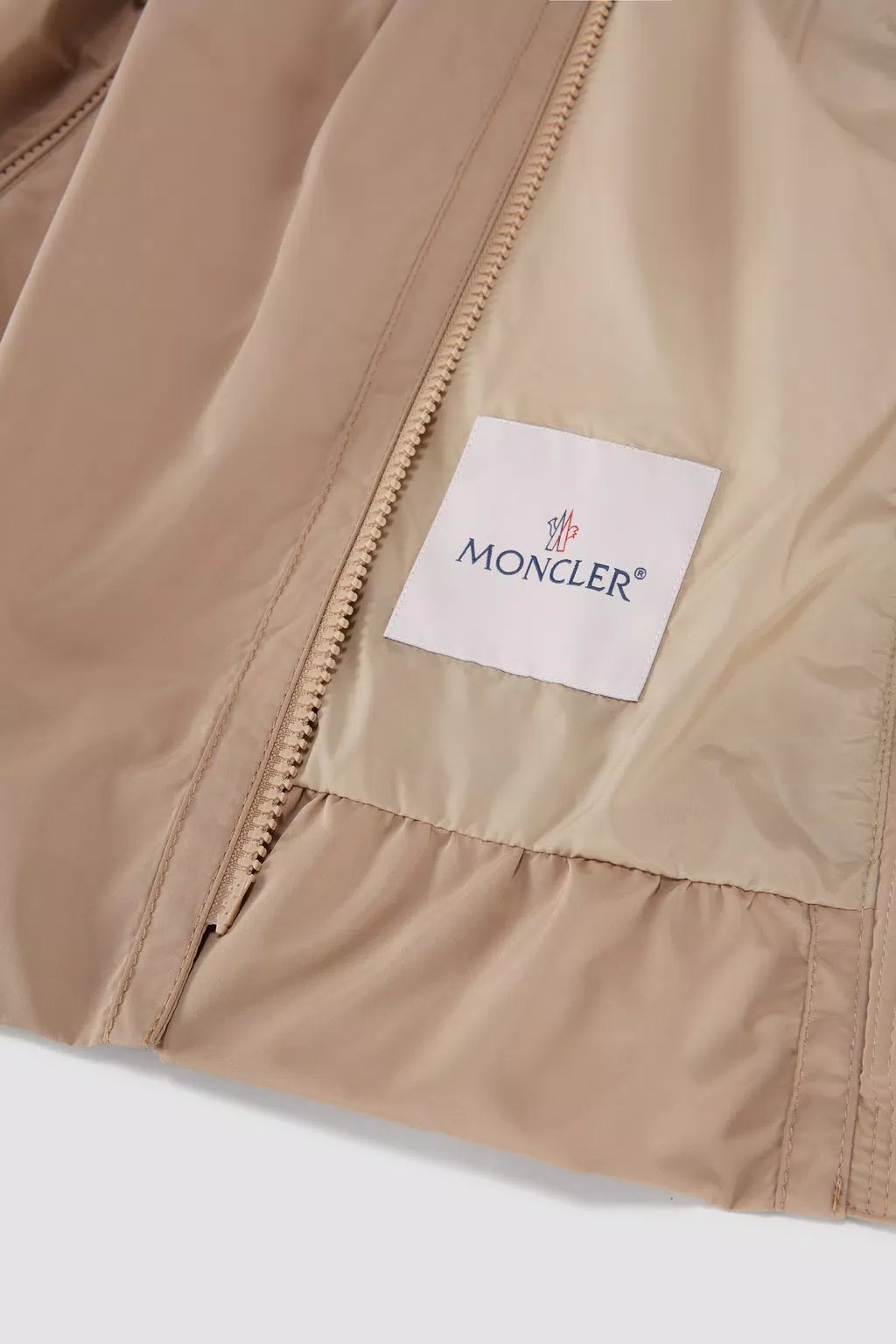 MONCLER KIDS ARILD HOODED PARKA (BEIGE)