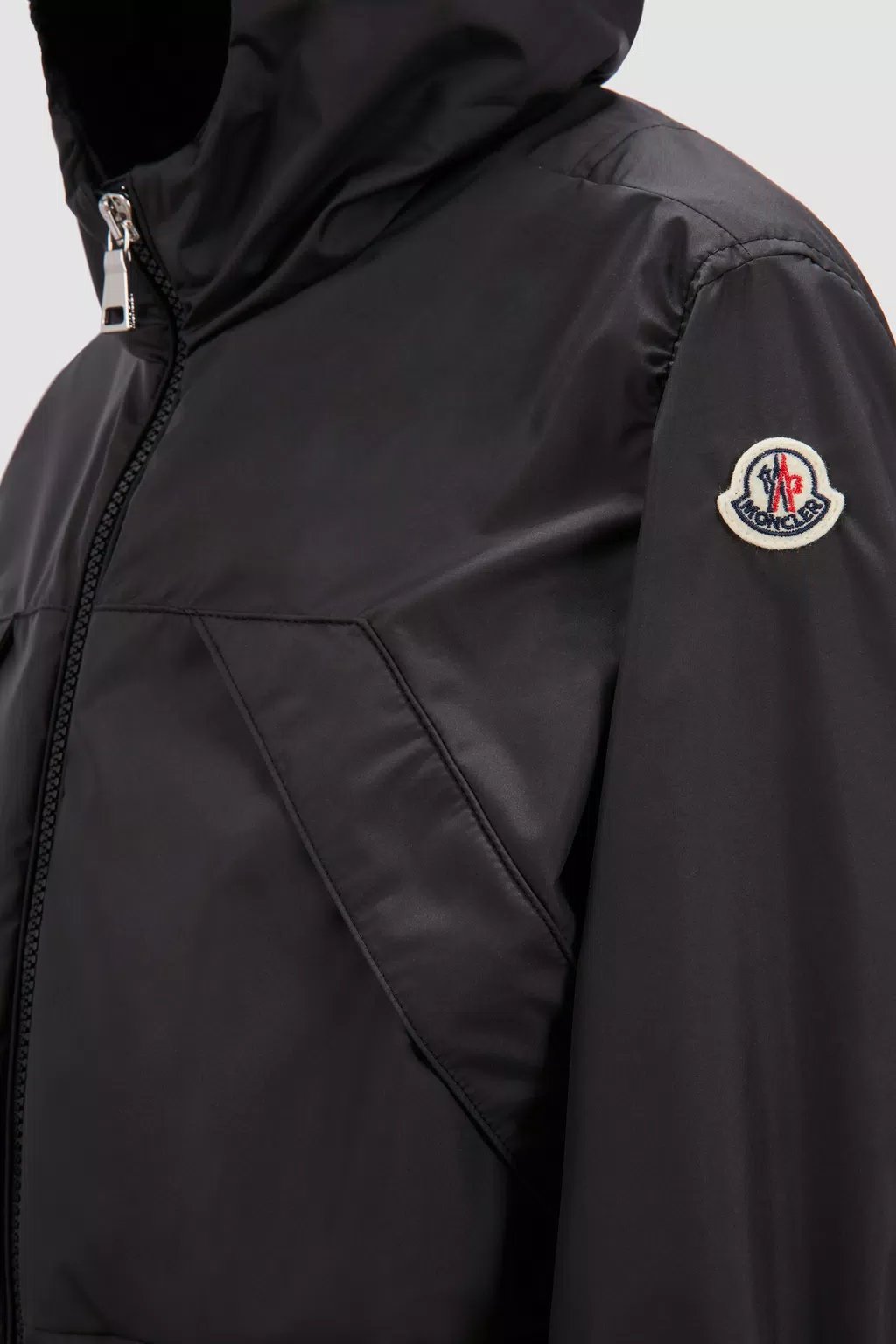 MONCLER KIDS ASSIA HOODED JACKET (BLACK)