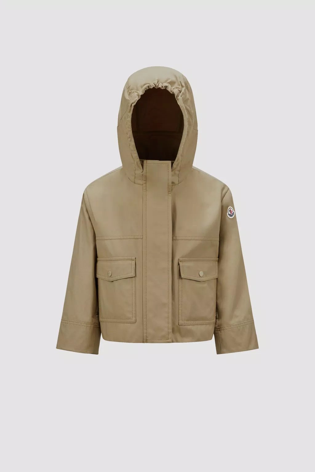 MONCLER KIDS GRAIE HOODED JACKET (BEIGE)