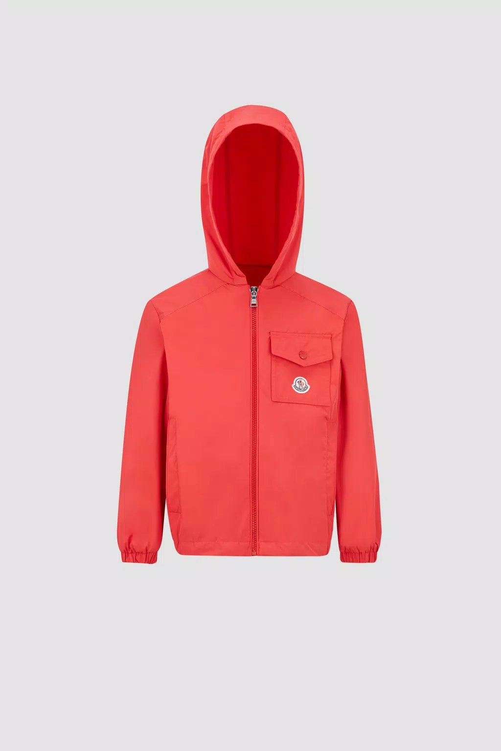 MONCLER KIDS EBO HOODED JACKET (RED)