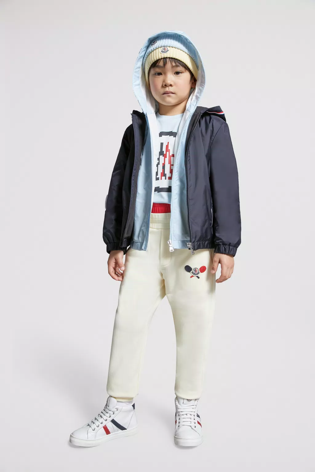 MONCLER KIDS GRANDUC HOODED JACKET (2 COLORS)