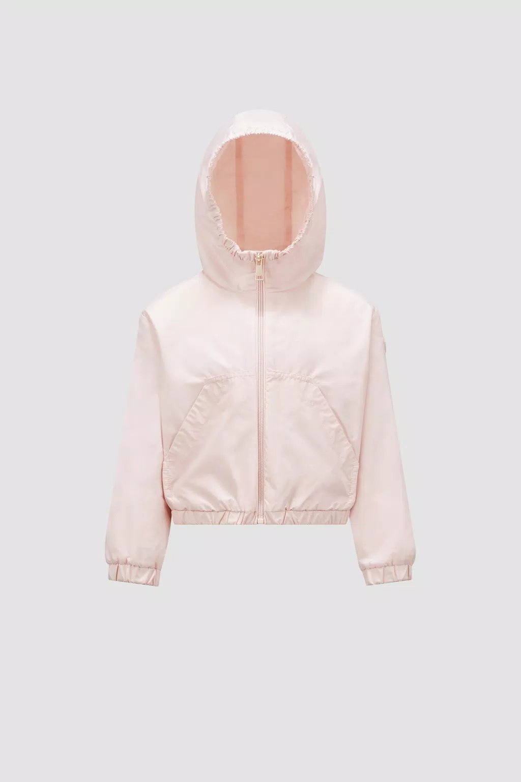 MONCLER KIDS PRAGUE WATERPROOF HOODED JACKET (LIGHT PINK)